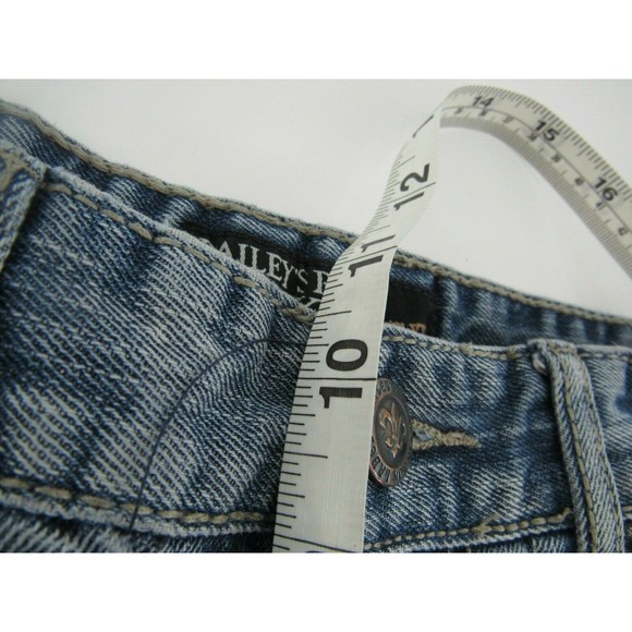 Baileys Pt Black Mens Straight Blue Jeans Distressed Size 30x30 - Picture 8 of 9